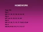 HOMEWORK - slide 1