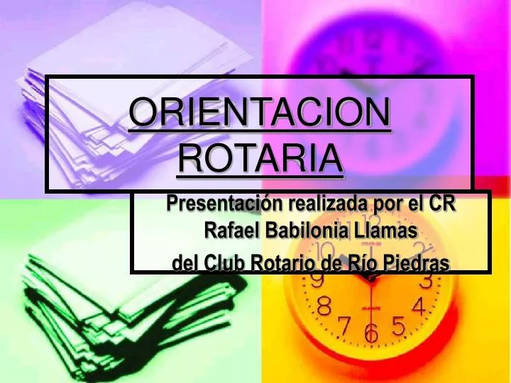 orientacion rotaria