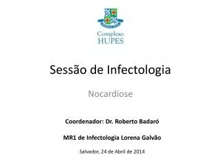 Sessão de Infectologia