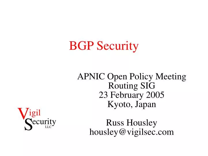 bgp security