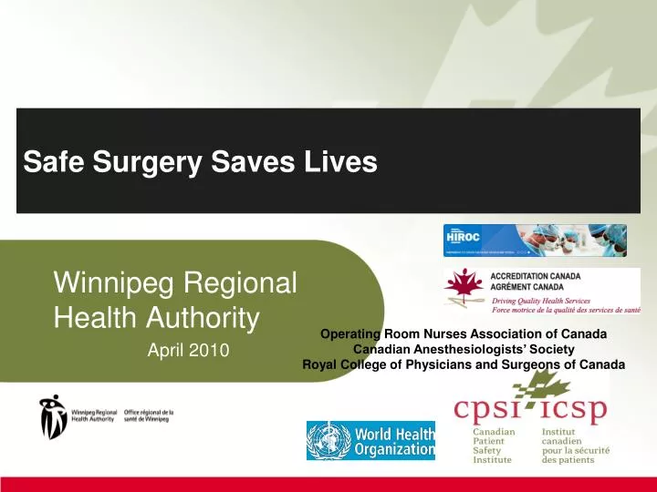 safe surgery saves lives