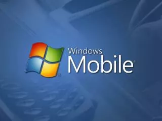 Windows Mobile Developer Briefing 2008