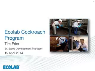 Ecolab Cockroach Program