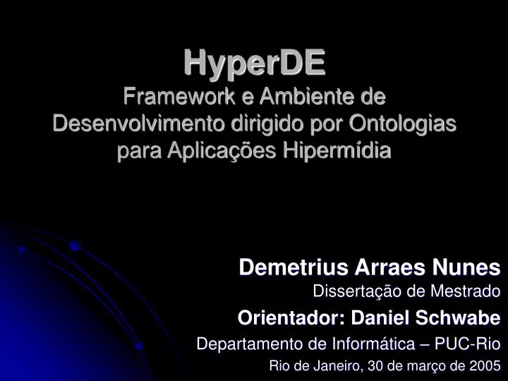 hyperde framework e ambiente de desenvolvimento dirigido por ontologias para aplica es hiperm dia
