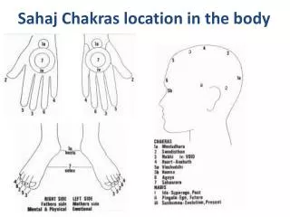 Sahaj Chakras location in the body