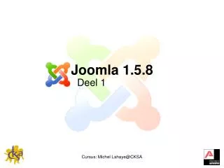 Joomla 1.5.8