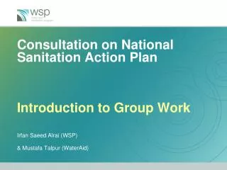 National Sanitation Action Plan (N-SAP):