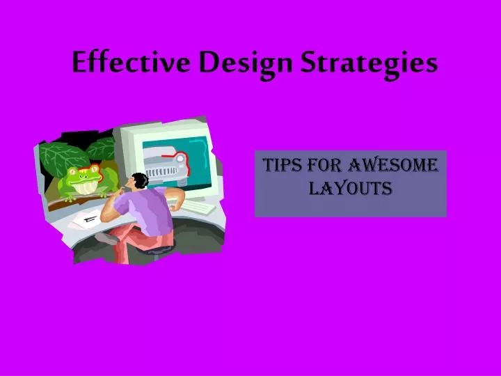 effective design strategies