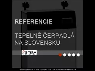 REFERENCIE TEPELNÉ ČERPADLÁ NA SLOVENSKU