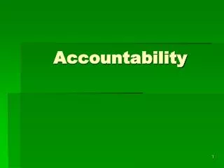 Accountability