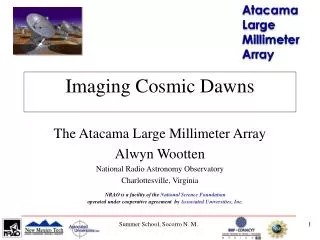 Imaging Cosmic Dawns