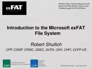 Introduction to the Microsoft exFAT File System