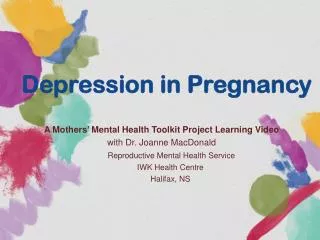 Depression in Pregnancy