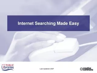 Internet Searching Made Easy