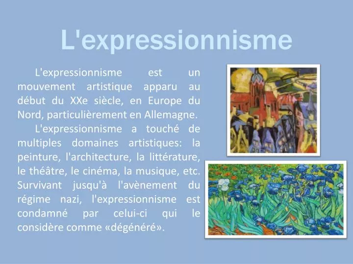 l expressionnisme