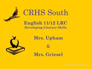 English 11/12 LRC Developing Literacy Skills