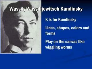 Wassily Wassilijewitsch Kandinsky