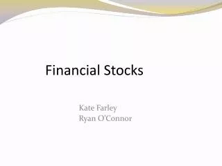 Financial Stocks