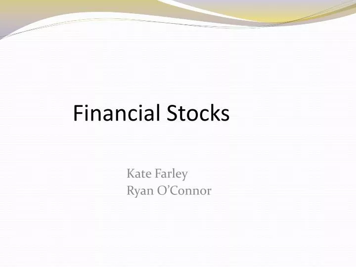 financial stocks