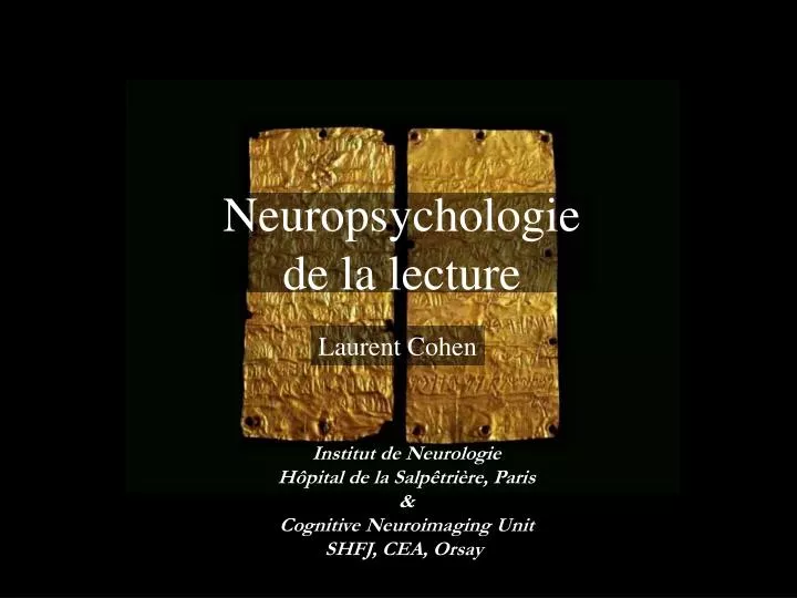 neuropsychologie de la lecture