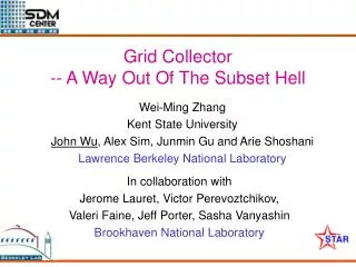 Grid Collector -- A Way Out Of The Subset Hell