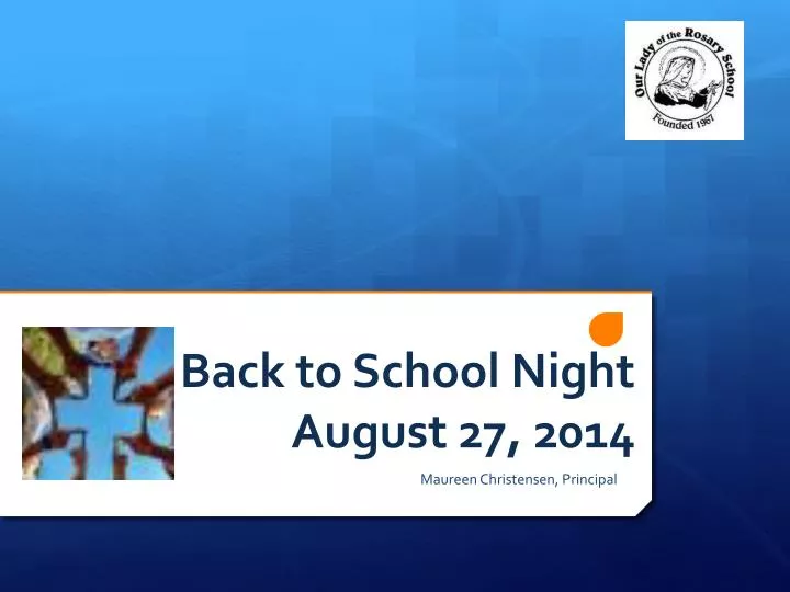 back to school night august 27 2014