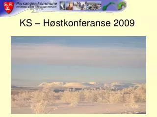 KS – Høstkonferanse 2009