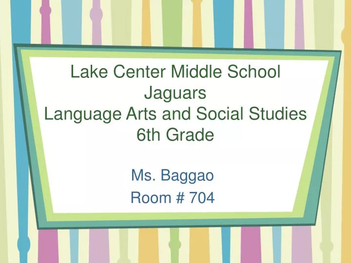 lake center middle school jaguars language arts and social studies 6th grade