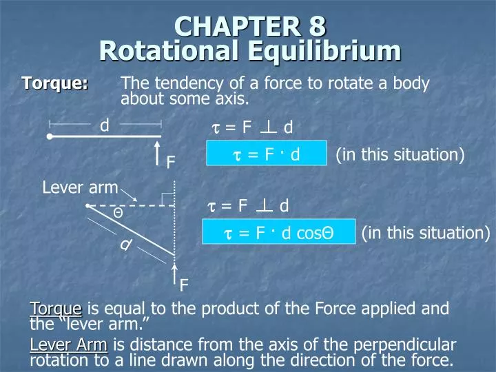 chapter 8 rotational equilibrium