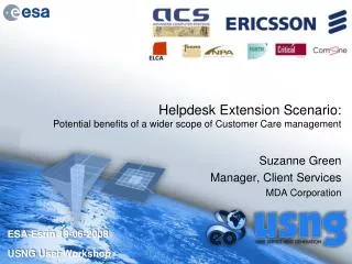 Helpdesk Extension Scenario: Potential benefits of a wider scope of Customer Care management