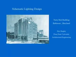 Schematic Lighting Design