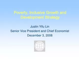 Poverty, Inclusive Growth and Development Strategy