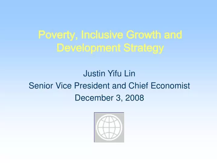 poverty inclusive growth and development strategy