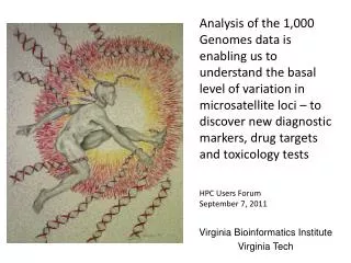 Virginia Bioinformatics Institute Virginia Tech