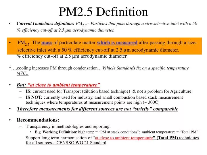 pm2 5 definition