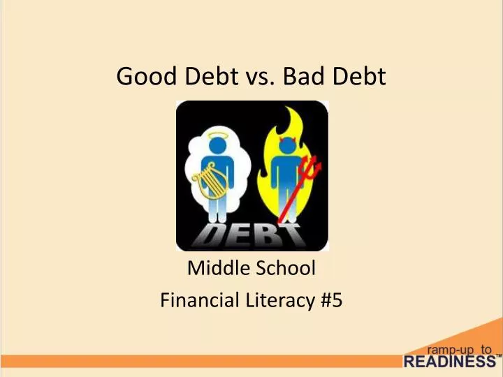 good debt vs bad debt