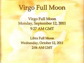 Virgo Full Moon