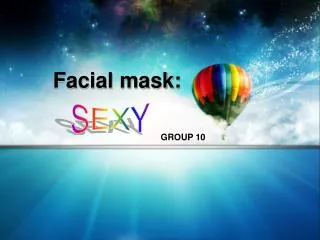 Facial mask: