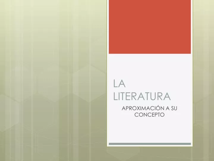 la literatura