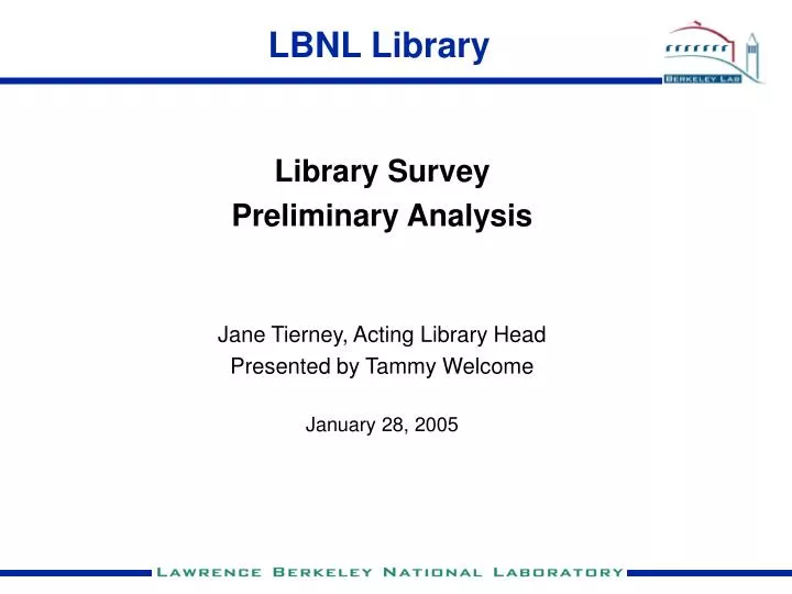 lbnl library