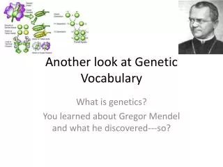 Another look at Genetic Vocabulary