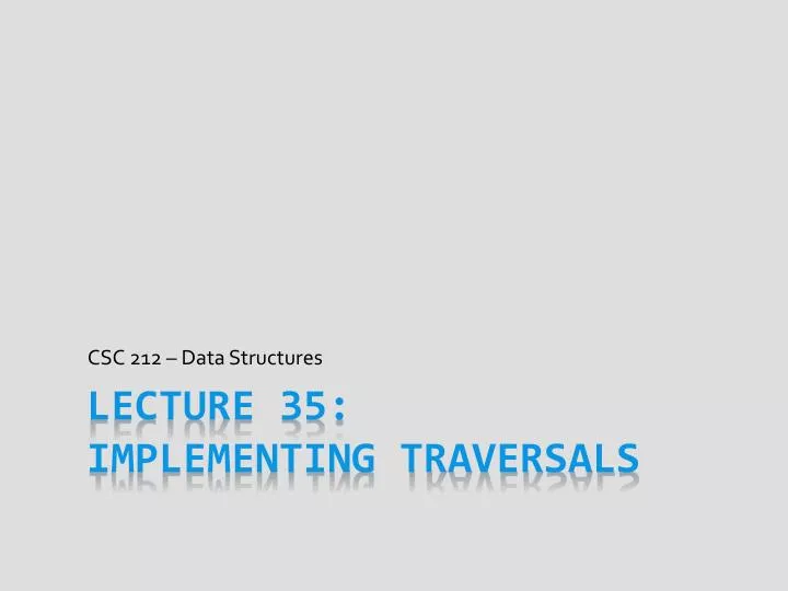 csc 212 data structures