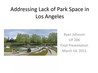 Addressing Lack of Park Space in Los Angeles