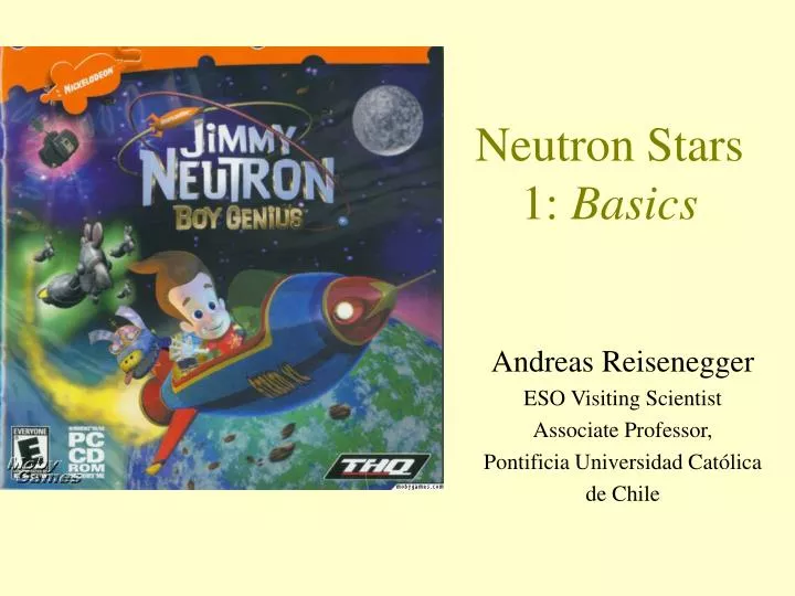 neutron stars 1 basics