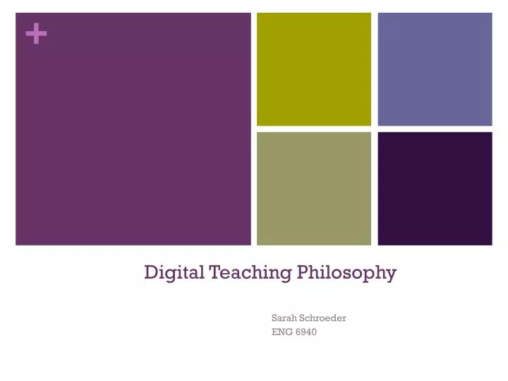 digital teaching philosophy