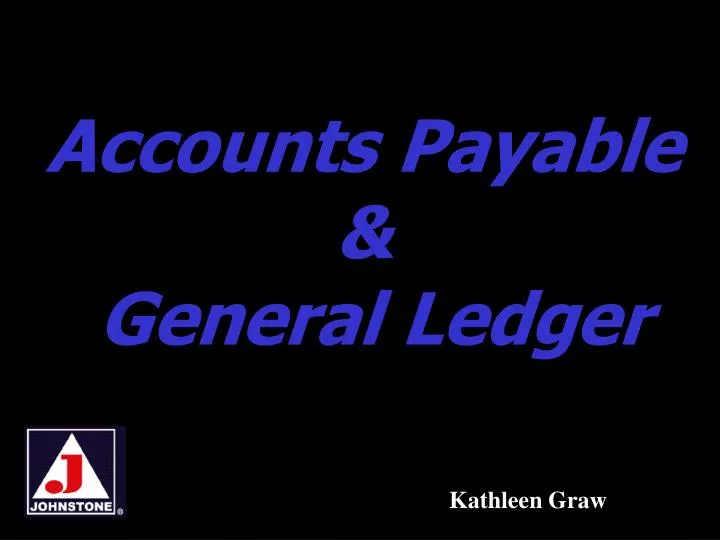 accounts payable general ledger