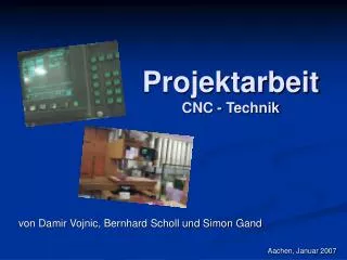 Projektarbeit CNC - Technik