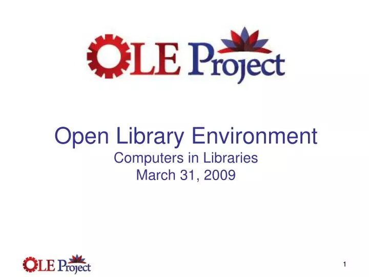 open library environment computers in libraries march 31 2009