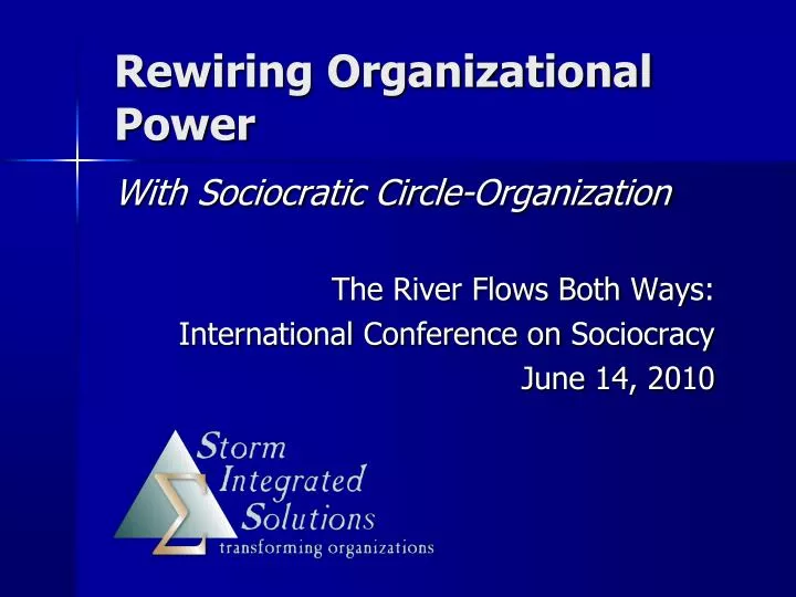 rewiring organizational power