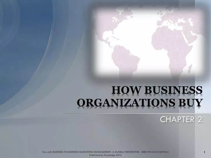 how business organizations buy